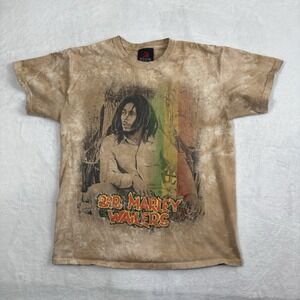 VTG Zion Rootswear Bob Marley Wailers Tie Dye Graphic SS Shirt Men's Medium